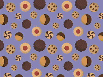 cookie pattern colorfull cookie design illustraion illustration illustration art pattern pattern design
