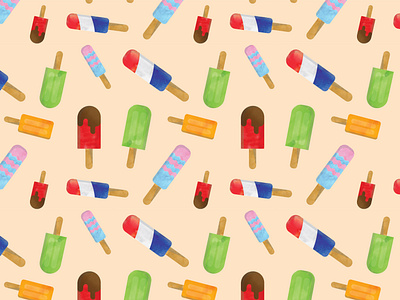 ice cream pattern