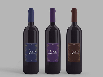 Lovato Wine design drink logo logo design product product design typedesign wine