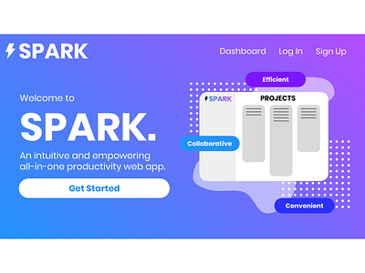 Spark design illustration ui vector web website