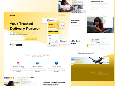 Shipping Startup Website