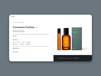 Daily UI :: 033 Customize Product