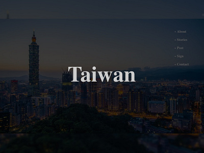Daily UI :: 035 Blog Post_1 app daily 100 challenge dailyui design landingpage taiwan typography web xd