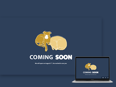 Daily UI :: 048 Coming Soon branding business coming soon template daily 100 challenge dailyui design illustration ui ux web xd