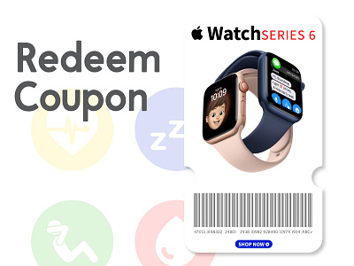 Daily UI :: 061 Redeem Coupon app branding business daily 100 challenge dailyui design illustration landingpage redeem coupon ui web