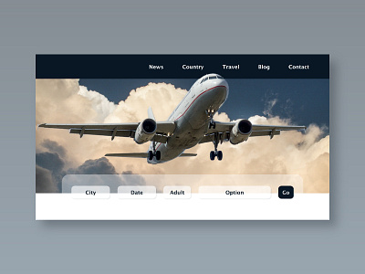 Daily UI :: 068 Flight Search app branding business daily 100 challenge dailyui design landingpage ui web xd