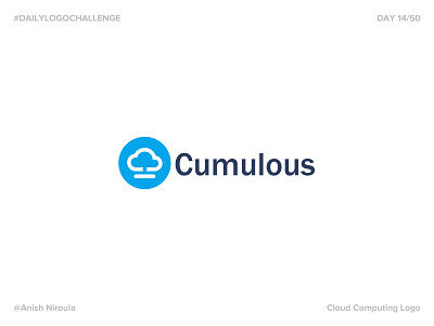 Cumulous - Cloud Computing Logo } Day 14 #dailylogochallenge