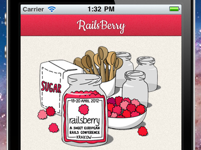 Railsberry Mobile App conference ios iphone mobile mobile app mobile ui railsberry ruby on rails sencha sencha touch ui