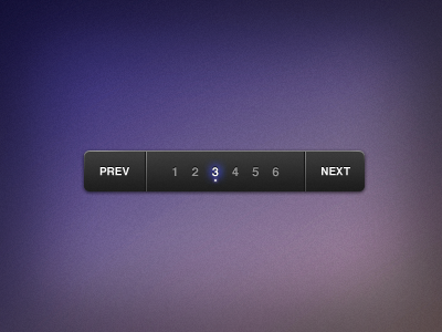 dark pagination pagination dark black active state ui interface user interface button pulse