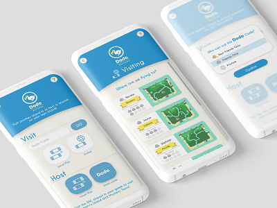 Dodo Airlines Travel App (Animal Crossing) animal app app concept blue design dodo icon illustration mobile mobile app mobile design mobile ui travel app ui ux vector white