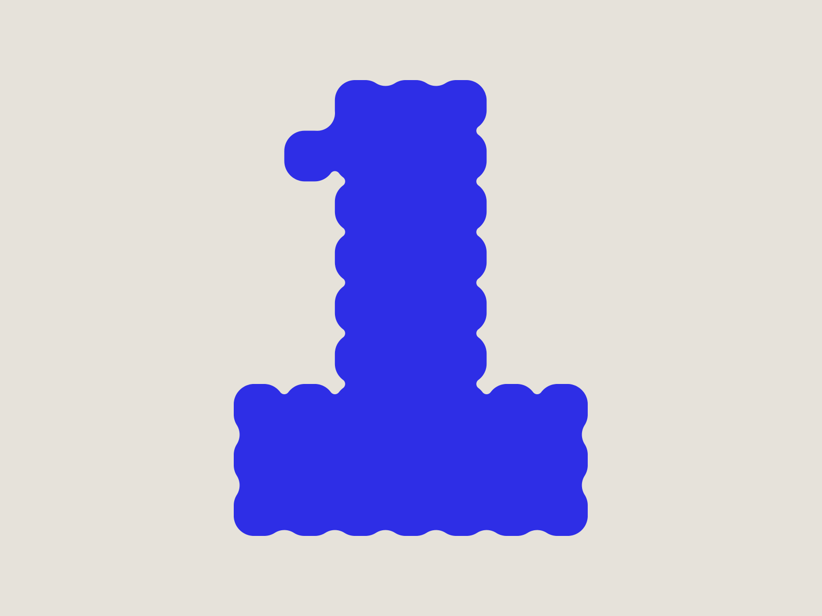 Perler Typeface: Regular Weight
