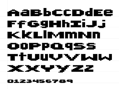 Perler Large design font font design graphic design type type design typeface typeface design typography