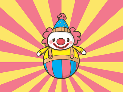 Funny Clown design vector vector illustration