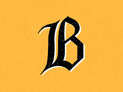 Blackletter is a 'B'