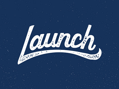 Launch Lettering handlettering launch lettering script typography