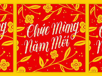 Lunar New Year - Vietnamese Lettering