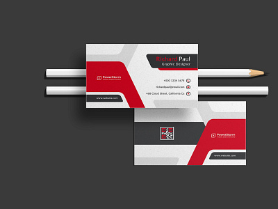 Modern professional attractive business card visiting card