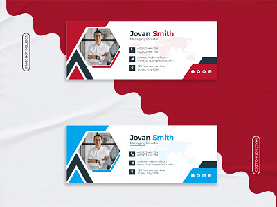 Business email signature or email footer cover banner design agency banner business cover company contact corporate e sign e signature email signature facebook cover footer freelancer gmail header html identity mail message social media post stationary