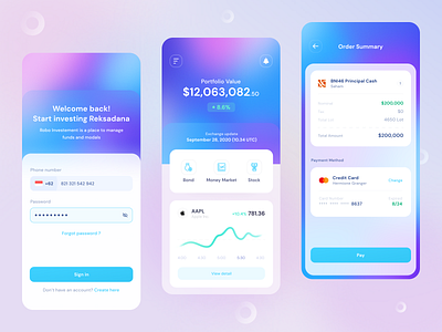 Robo Investment - UI Kit