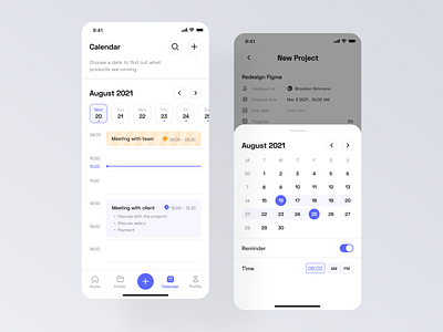Planwork - Project Management App UI Kit by Toko Design on Dribbble