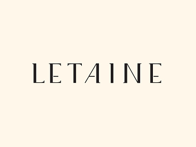 Letaine Logo branding fashion graphicdesign logo logodesign logotype typeface