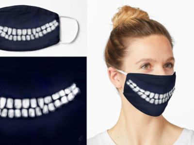 Pandemic (Covid-19) Cheshire Grin Mask