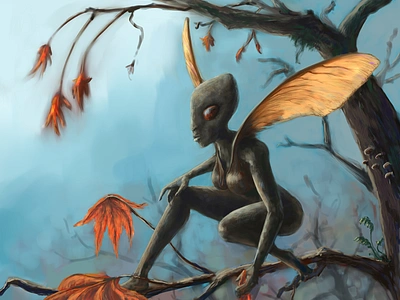 Faebruary2021 faebruary faerie fairy fantasy fantasyart maple