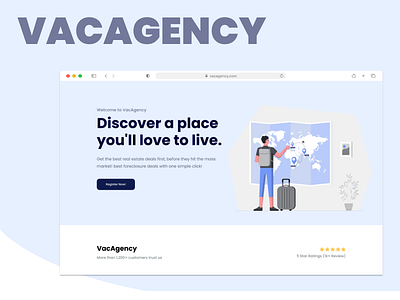 VacAgency Corporation design flat ui ux web web design web designer website
