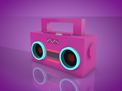 Truly Outrageous Boombox boombox cinema 4d everyday