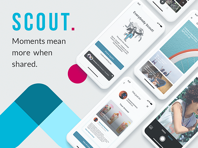 Scout App social network ui ux ui design user experience userinterface uxdesign