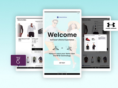 Crave Retail app design mobile app ui design ux design