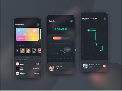 Banking App Design by YozmaTech on Dribbble