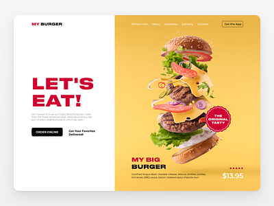 Design concept of an American fast food restaurant
