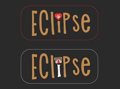 Shop "Eclipse" logo graphic design logo