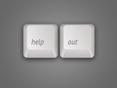 help out apple keyboard icon illustration key mohldesign photoshop ui