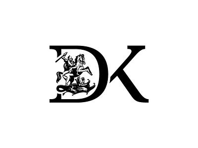 DK Logo brand identity illustration logo mohldesign monogram symbol