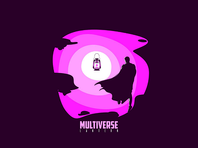 Multiverse lantern color design flatdesign hero logo