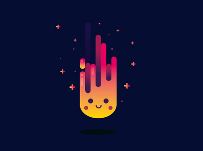 fireball design flat flat design icon illustration illustrator minimal vector