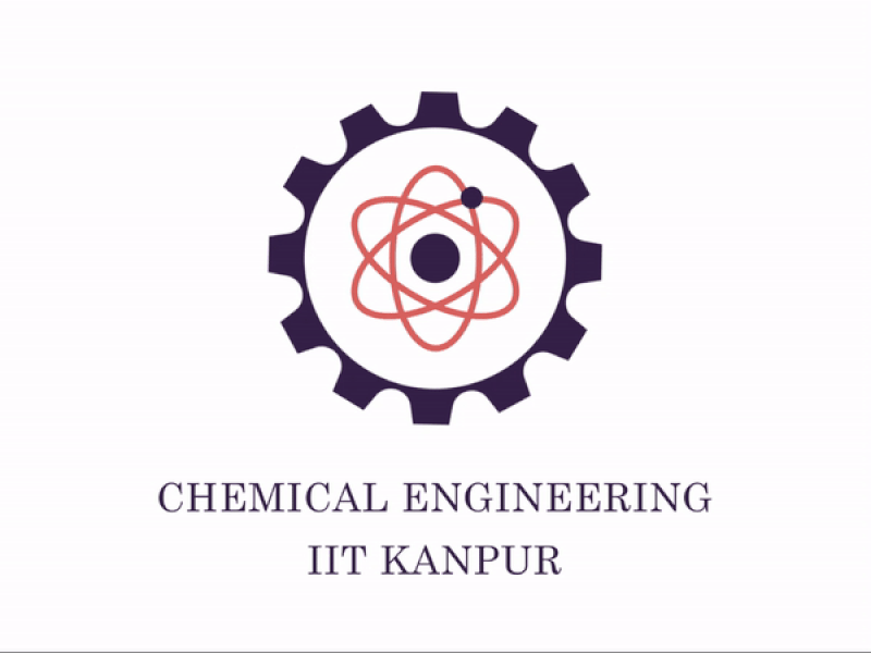 Chemical Engineering IIT Kanpur logo design app art design icon illustration logo minimal ui ux vector