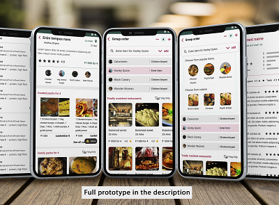 Designing a feature for Group food ordering app art delivery app delivery status design food food app group listing page mobile app design order management ui ux