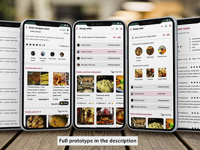 Designing a feature for Group food ordering