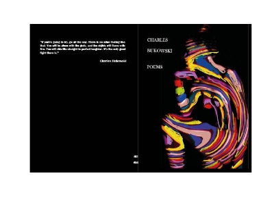 Cherles Bukowski Book Cover design illustration typography