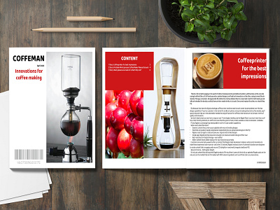 Coffeeman Magazine design magazine