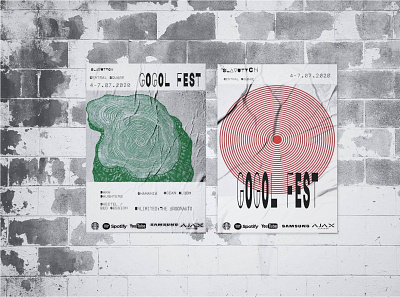 Festival posters Gogol Fest artwork branding design fest festival poster