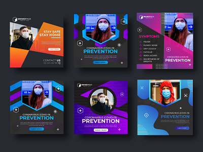 Social media Post design to prevention covid-19