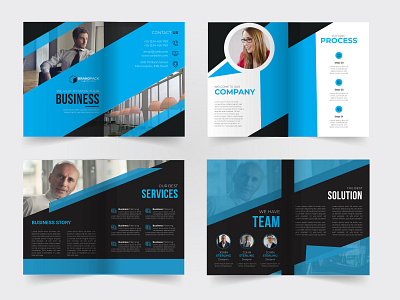 8 Page Business brochure designs premium vector 2 abstract brochure brochure design business colorful corporate facebook facebook post instrgram modern modern design