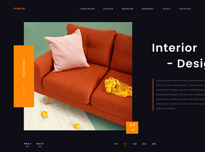 Interior Design website free Adobe XD template design free template temple ui ux web webdesign website xd xd design