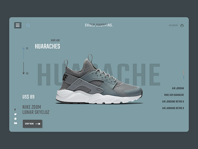 Shoe Store E-commerce Platform PSD Template