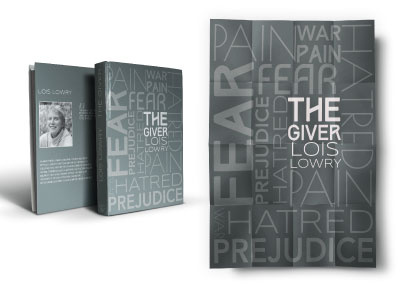 The Giver design giver graphic type typography