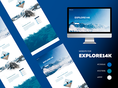 Landing for travel agencies design ui web